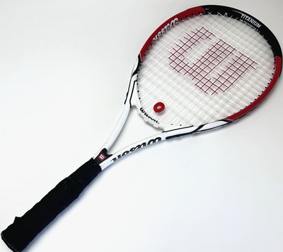 Wilson Roger Federer Titanium Tennis Racquet 110 sq in 4 1/2 Grip 27 in