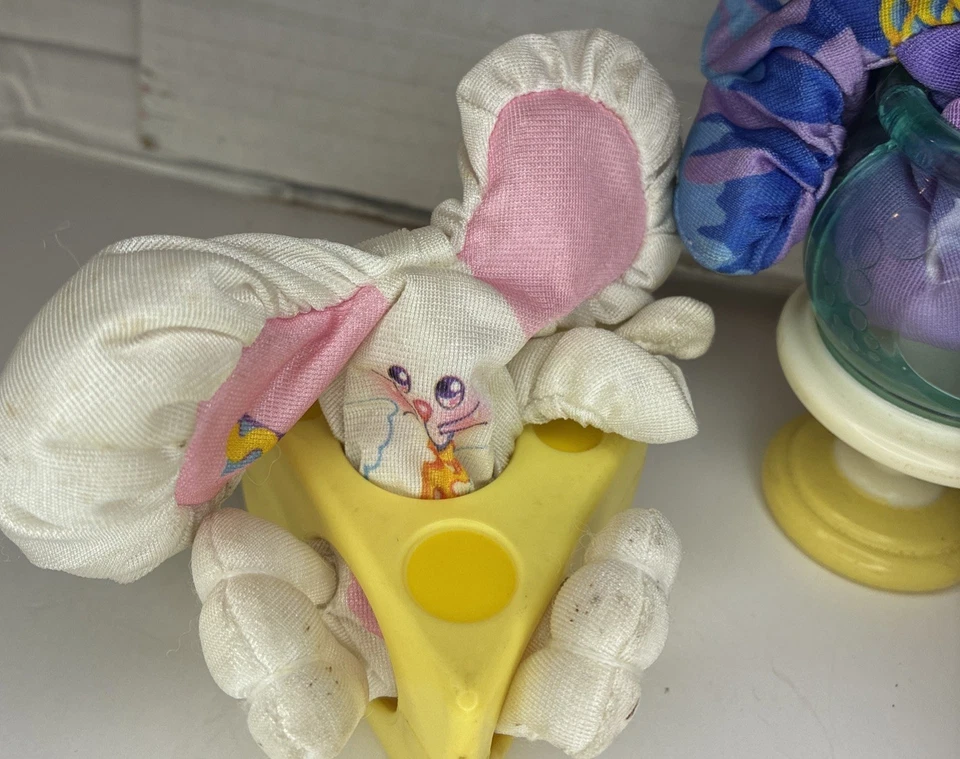 Lote De Colección 1987 De 6 Fisher-Price Smooshees Critter Cuddlers & their Homes Foto 2 de 4