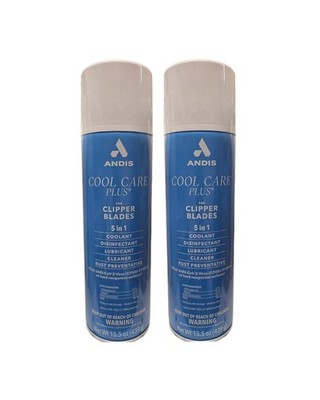 Andis Cool Care Plus Spray für Haarschneidemaschinen - 5 in 1 Formel 2er Pack