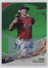 2016 Bowman Platinum Top Prospects Green 17/75 Kolby Allard #TPA-KA Auto 1aj4