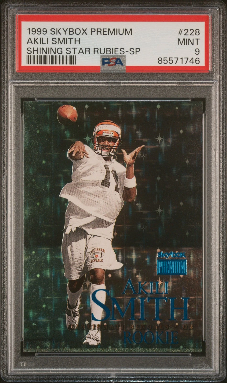 Akili Smith Skybox Premium #228 Shining Star Rubies-SP