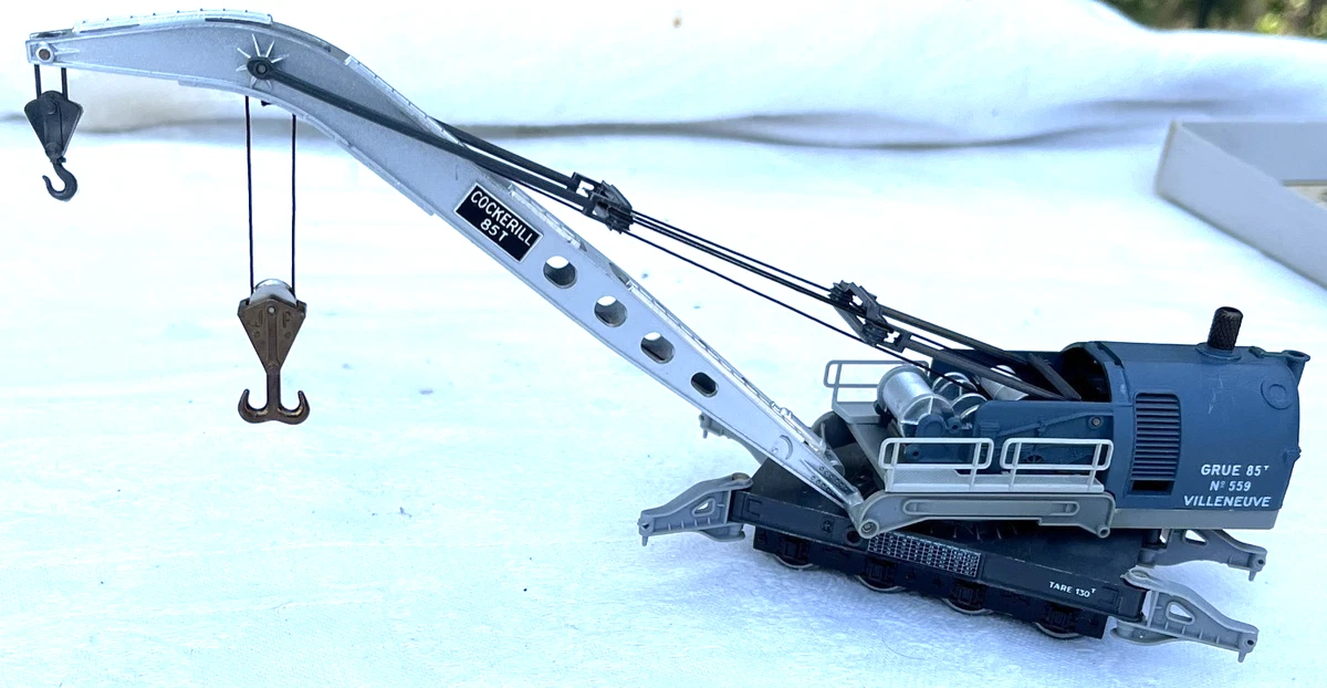 Grue Cockerill 85 T - Jouef - Modèle Réduit De Chantier Vintage