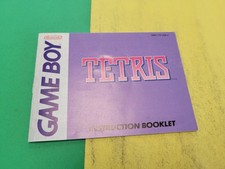 Tetris Purple Game Boy Nintendo Instruction Manual Only