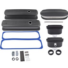 Center Bolt Tall Valve Covers 15 Air Cleaner Breather For Chevy Sbc 327 350 Center Bolt Tall Valve Covers 15 Air Cleaner Breather For Chevy Sbc 327 350
