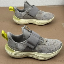 SOREL Kinetic RNEGD Strap Women's Size 7 Grey Neon Yellow Sneakers LL6029-278