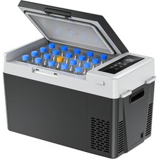 12 Volt Refrigerator, 25QT Car Fridge Portable Freezer -4 F to 68 F, Fast Coo...
