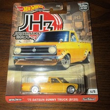 2019 Hot Wheels Premium Car Culture Yellow 75 Datsun Sunny Truck B120 Jh3 Japa
