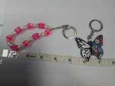Butterfly Bag Charm Butterfly Keychain Charm and 1 other