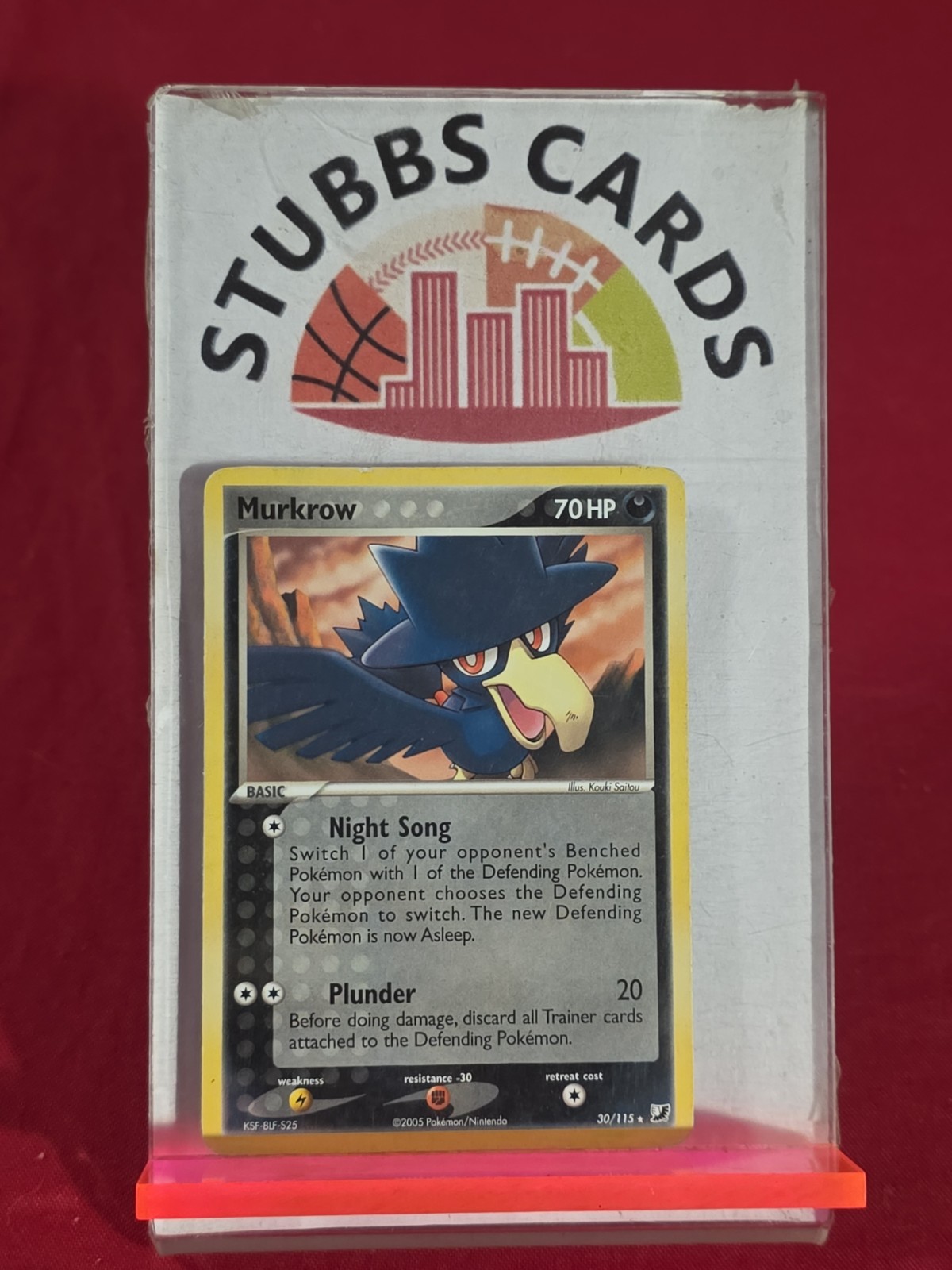 Pokemon Card Unseen Forces Murkrow 30/115 Rare