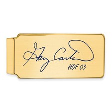 Gold-plating over Sterling Silver Gary Carter Hall of Fame Signature Epoxy Money