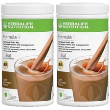 Herbalife Nutrition Formula 1 Nutritional Chocolate Shake (500 GM) - 2er Pack