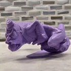 Vintage 1969 Marx Mexico Nutty Mads Collectible Figure Purple "Suburban Sidney"