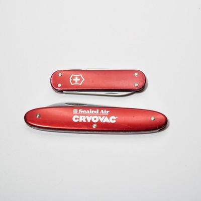Victorinox 84mm Excelsior Smooth Alox and Classic SD Smooth Alox Folding Knives