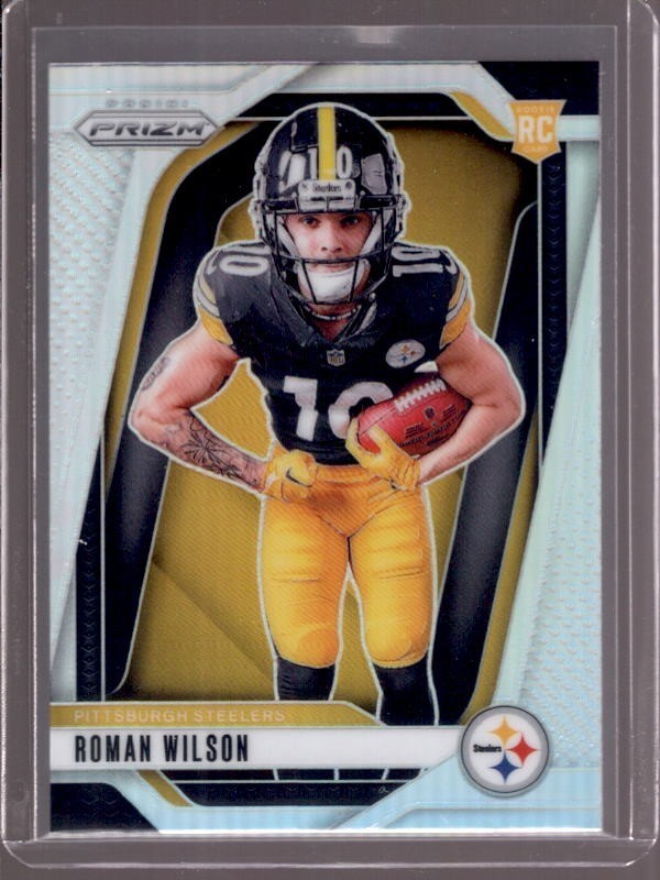 ROMAN WILSON 2024 Panini Prizm #35 Silver Prizms Variation Rookie RC