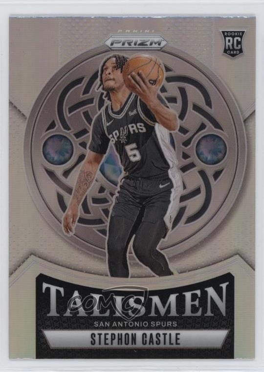 2024-25 Panini Prizm Talismen Silver Prizm Stephon Castle #14 1p3t