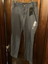 LEE Women's Size 14 Short Straight Leg Mid Rise Pants Charcoal Wrinkle Free NWT