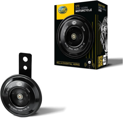 HELLA Motorrad Hupe 12V - ESSENTIAL HORN S70-12V - 108dB(A) - Frequenzbereich: 4