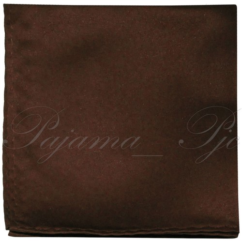 New SOLID Men's Handkerchief Pocket Square Hanky Wedding Party Prom 10" X 10" - Picture 10 of 28
