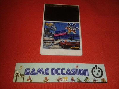 Sci S C I Special Criminal Investigation Taito Nec Hucard Pc Engine Ntsc J Ebay