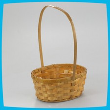 Deko Picknick Shopping Ostern Aufbewahrung braun Kinder Weidenkorb mit Henkel