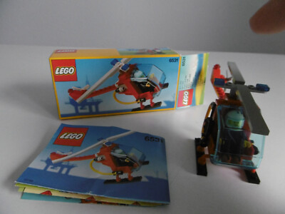 Lego Legoland 6531 Feuerwehr Hubschrauber Flame Chaser Löschhubschrauber Heliko