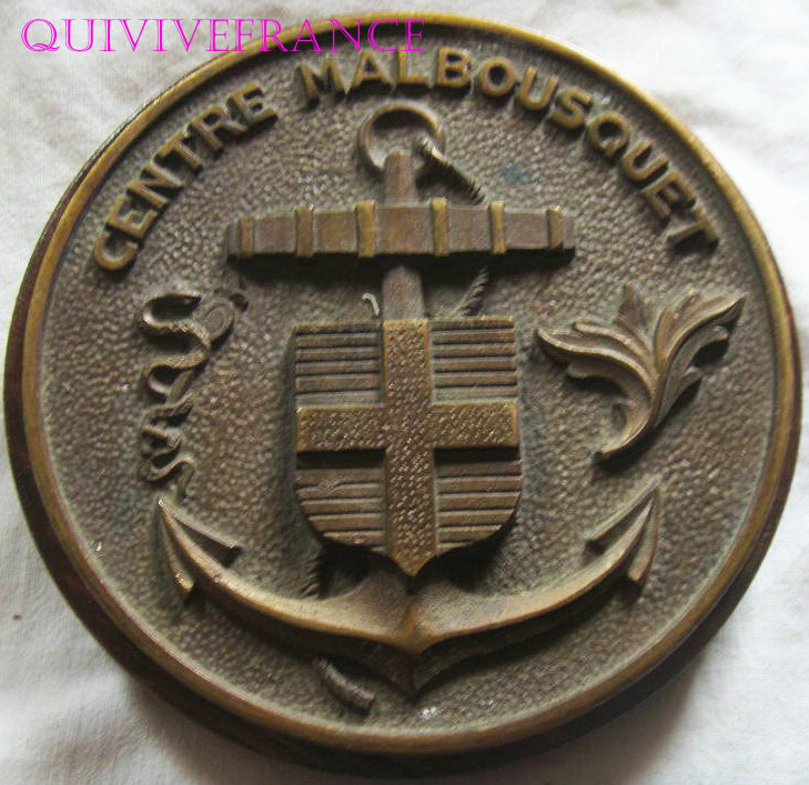 Plaque Bronze TB519 – Direction Des Constructions Navales De Toulon – Marine Française