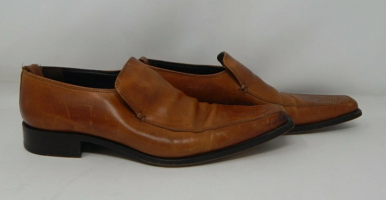Mocassini scarpe eleganti marroni Dsquared D2 Dsquared2 taglia 43 5 9 5 usa