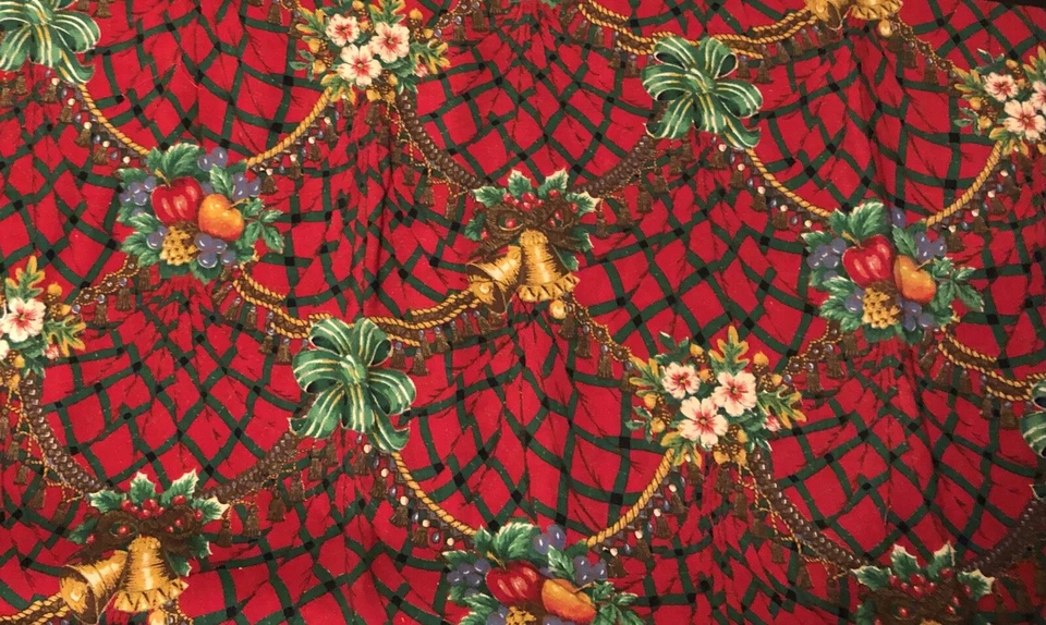 Christmas bells bunting Kessler Cotton fabric - 1 yard  - Image 4 of 4