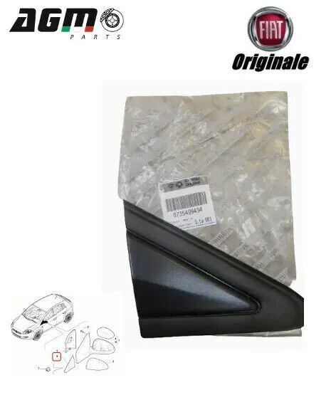 RETROVISORE SX ELETTRICO TERMICO C/LUCCIOLA +CALOTTA CROMATA PER