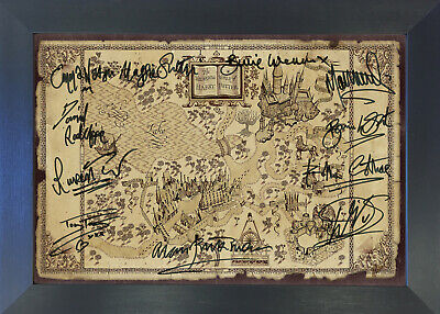 Harry Potter Marauders Map Signed Reproduction Autograph Photo Prints 742 Ebay