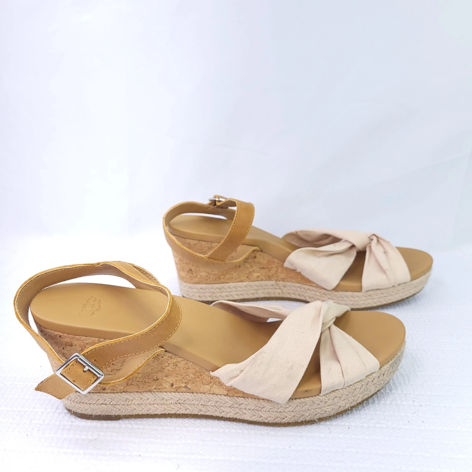 Sandali UGG Joslyn plateau tacchi zeppa con cinturino in sughero 1102869 taglia 10