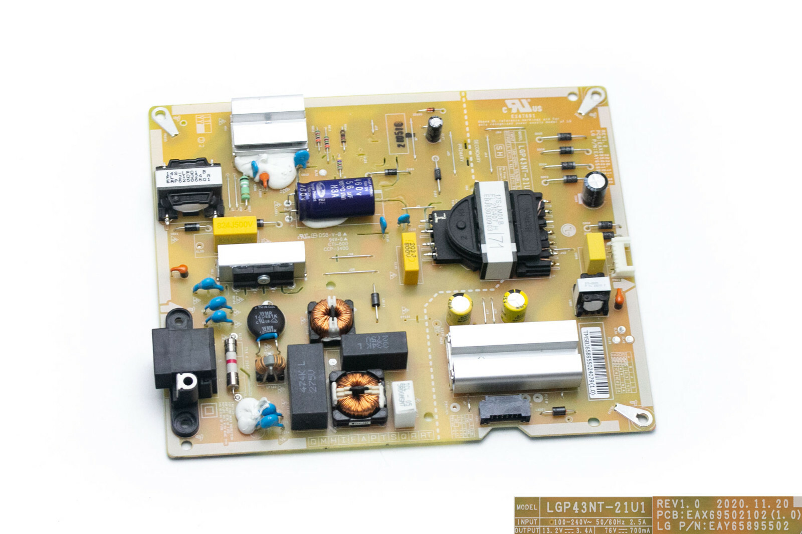 Netzteil Eax69502102 (1.0) / Eay65895502 / Lgp43nt-21u1 Aus