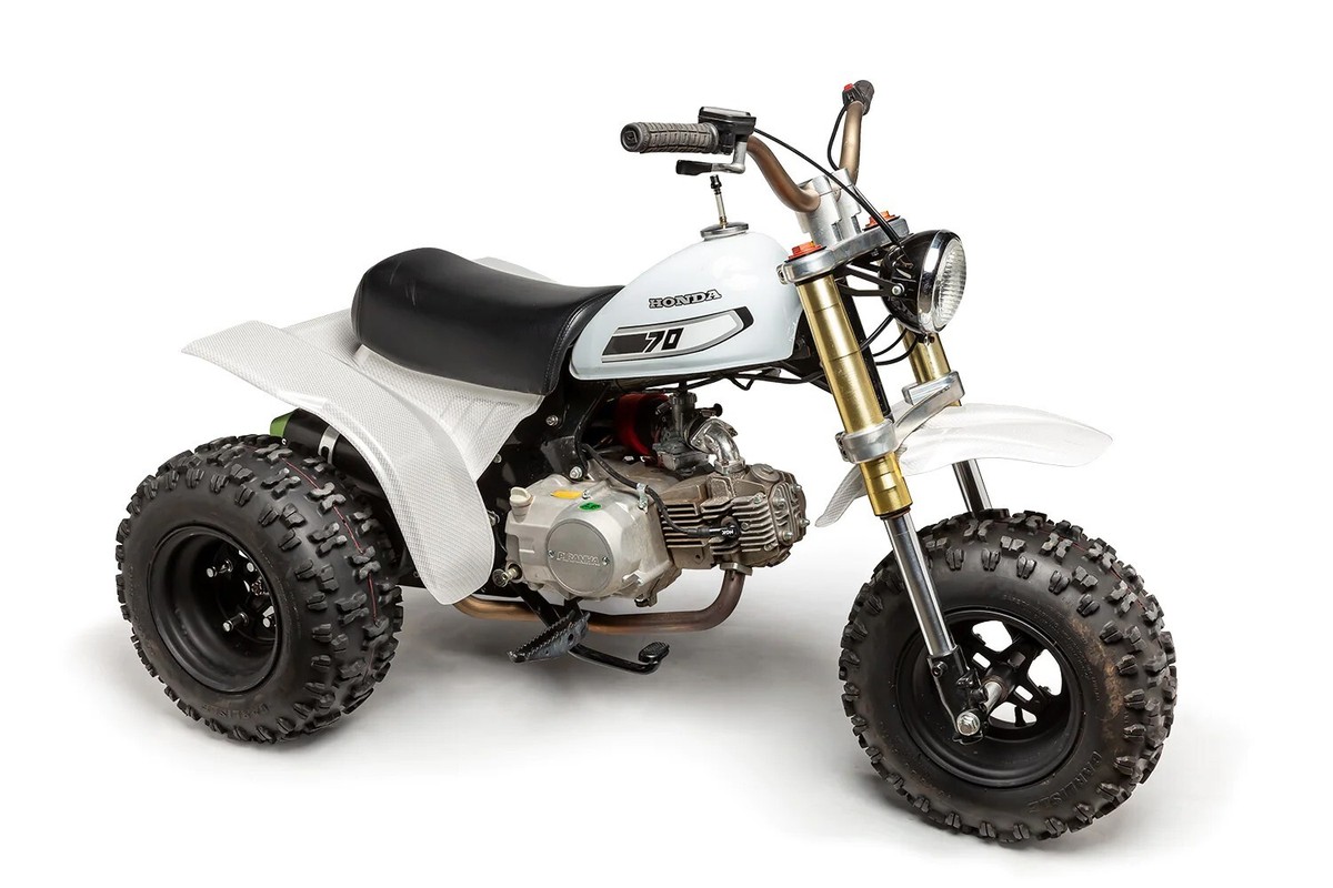 1978-1985 Honda ATC70 ATC250R White Plastic Front Fender ATC 70