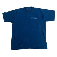 Vintage Apollo 13 Shirt Adult XL 1995 Navy Blue Single Stitch Movie Promo RARE