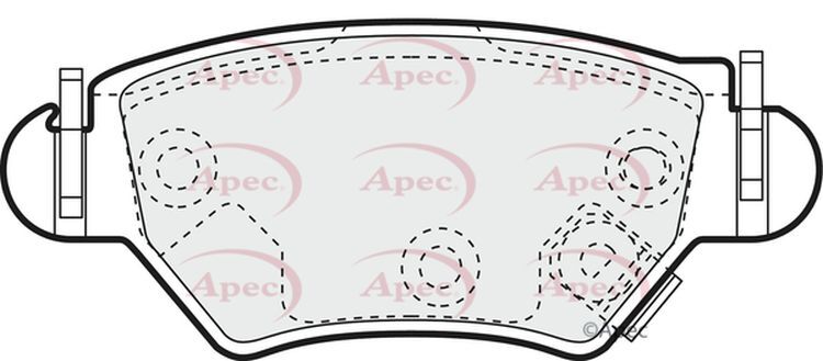 APEC Brake Pad Rear - PAD1133
