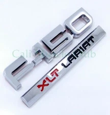 87-91 Ford F-150 XLT Lariat Door Fender Emblem E7TZ-16720-A Logo Nameplate Set