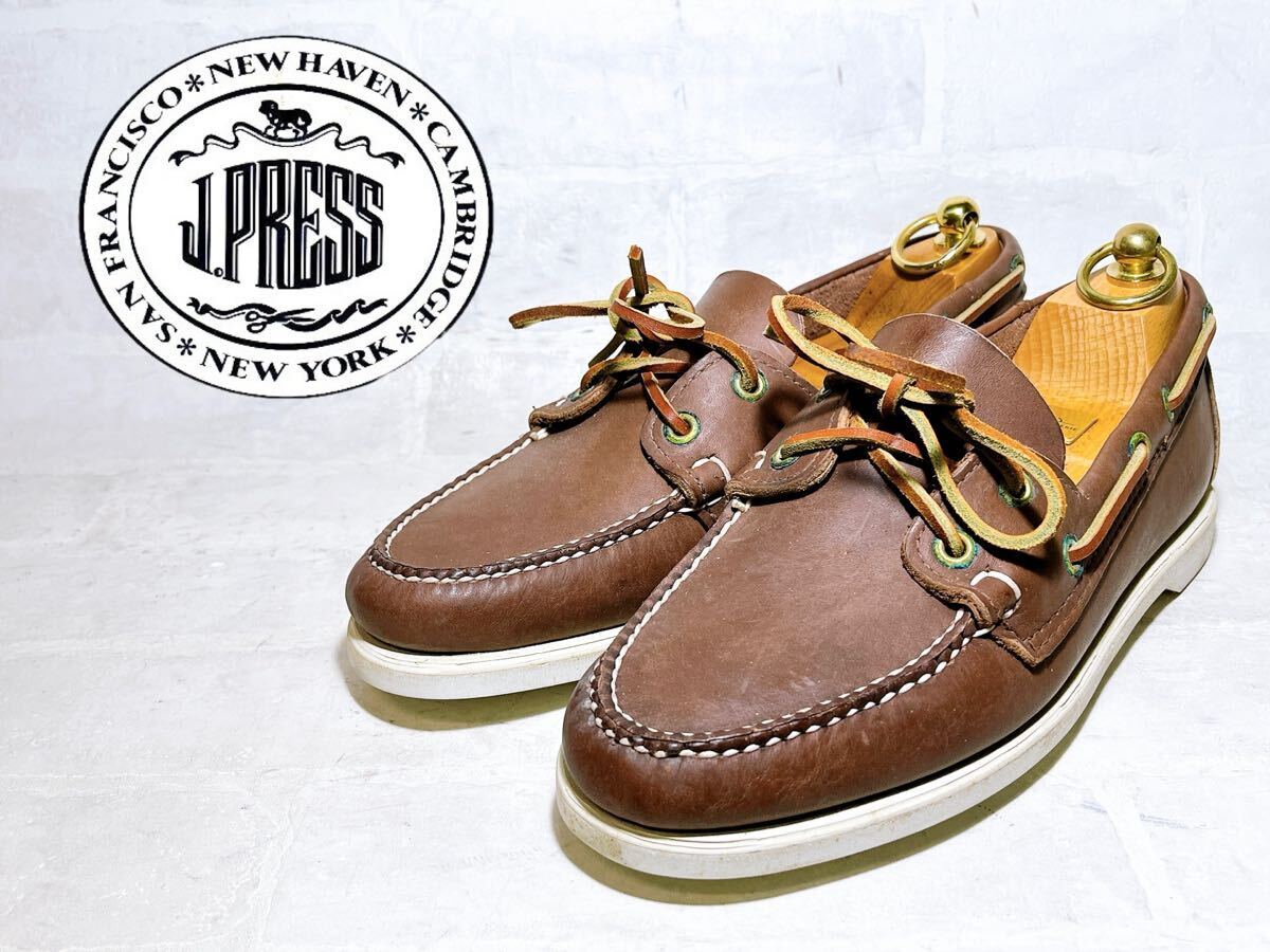 Made in the USA  Beauty  JPRESS Luxury Hand Saw Method Deck Shoes Genuine Leat