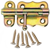 Bolzenriegel 40 Mm TüRriegel Grendelriegel MöBelriegel Schubriegel Gelb Verzinkt