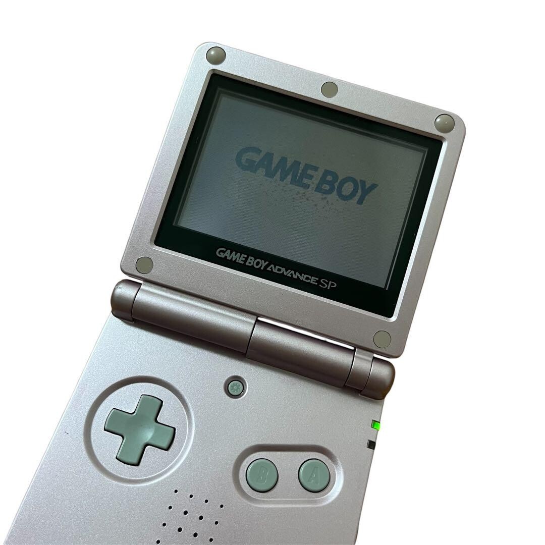 Nintendo Game Boy Advance SP Pearl Pink Tested Working + Charger