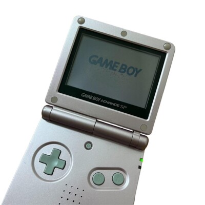 Nintendo Game Boy Advance SP Pearl Pink Tested Working + Charger