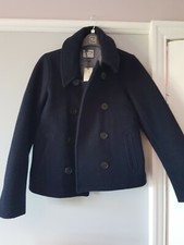 Fat Face Size 8 Navy Wool Jacket