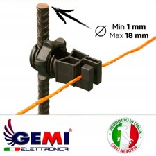 Isolateur Pour Piquets En Fer Ø 1 - 18mm Clôture Électrique Clôture Électrifiée