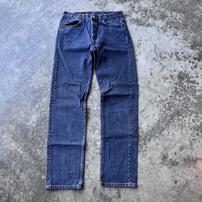 Vintage 90s Levi's 501 Button Fly Denim Jeans Mens Actual Sz 31x32