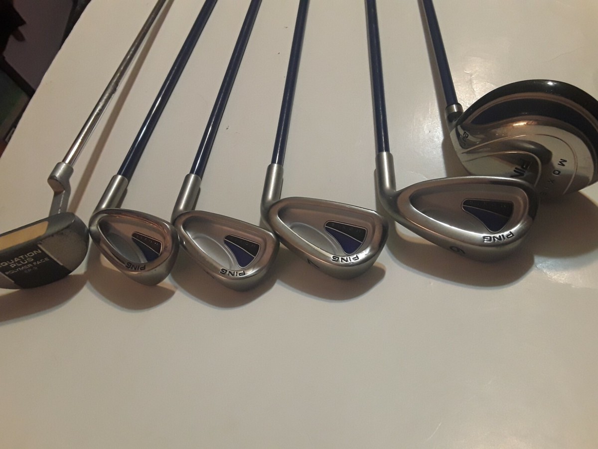 Ping Moxie Junior Golf Set 5, 7, 9, SW, 24° Fairway, Putter, Bag 1