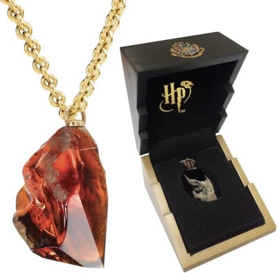 NEW Harry Potter Sorcerer s Stone Pendant - 3   Philosopher's Stone Necklace