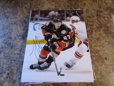 Hampus Lindholm SIGNED 8x10 MATTE PHOTO ANAHEIM DUCKS (B)
