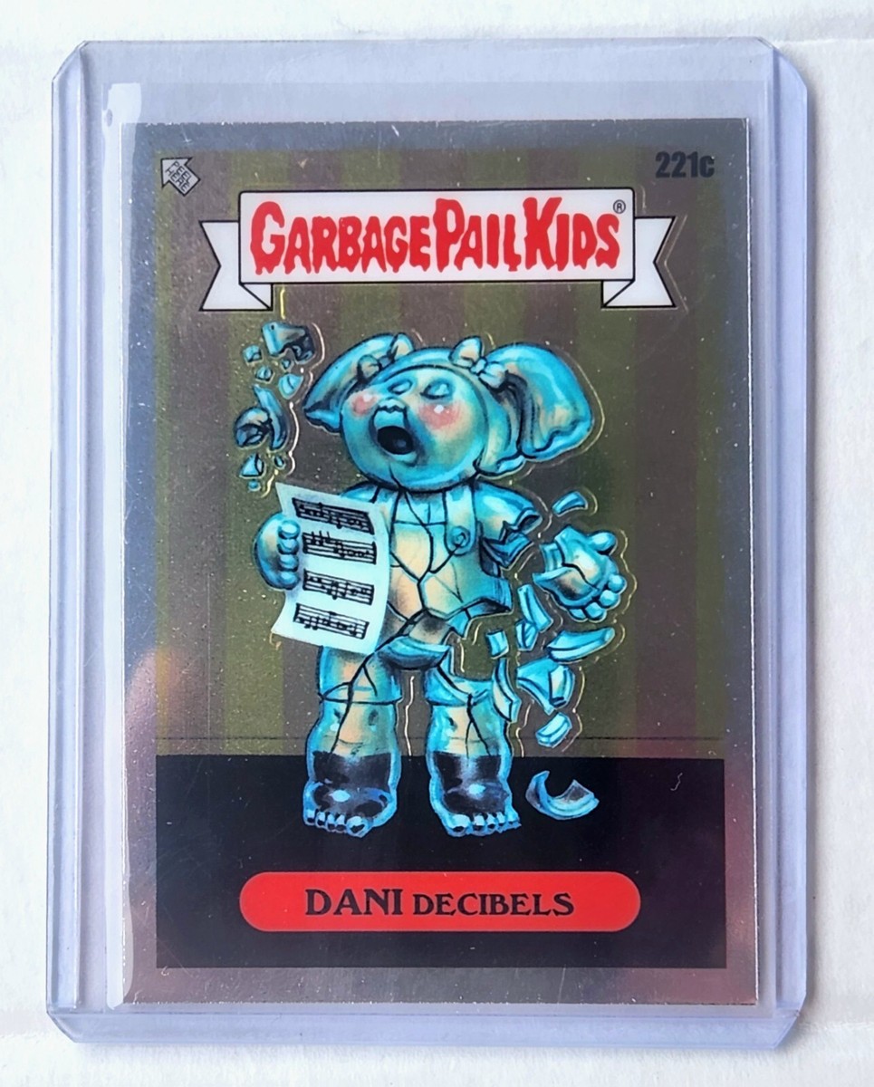 221c DANI DECIBELS 2023 Garbage Pail Kids Chrome Series 6 C-NAME