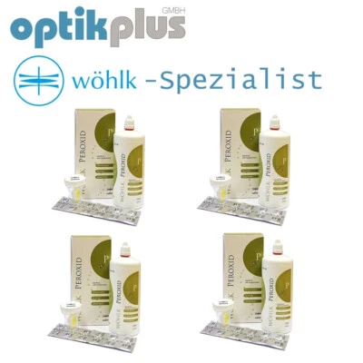 Wöhlk Peroxid - 4x360ml + 144 Tabletten + 4 Linsenbehälter [0021]