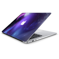 Skin Decal Wrap for Macbook Air 13 Inch 13" - space gasses purple cloud