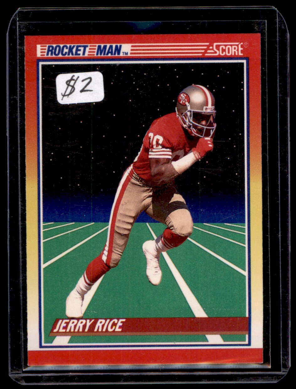 1990 Score Rocketman Jerry Rice San Francisco 49ers #556 | eBay